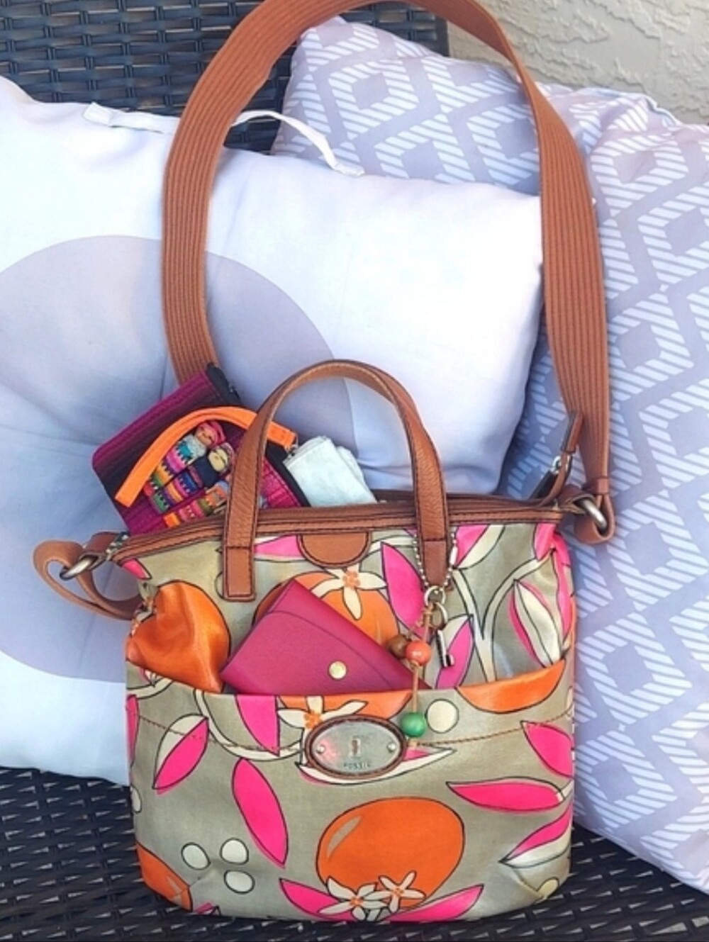 FOSSIL "Key-Per" Bag & Wallet Set - Picture 14 of 14